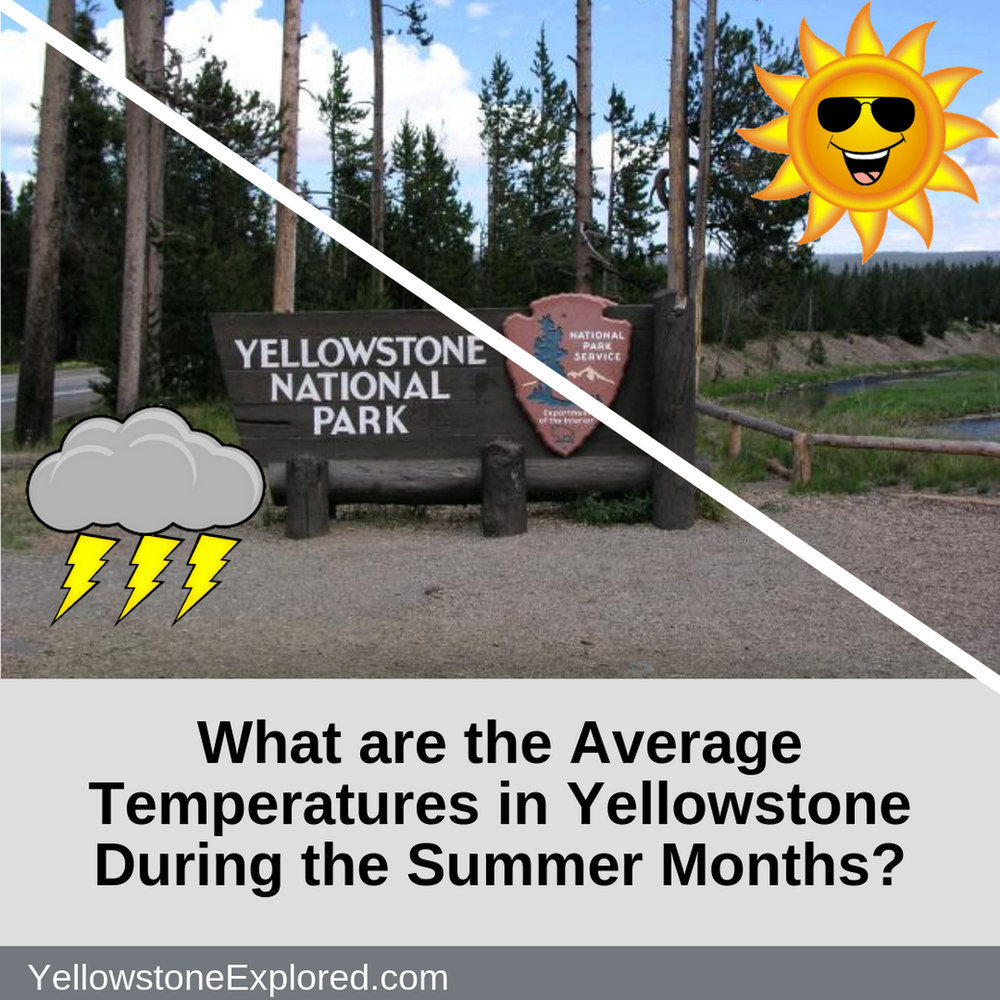 What are the Average Temperatures in Yellowstone During the Summer Months?