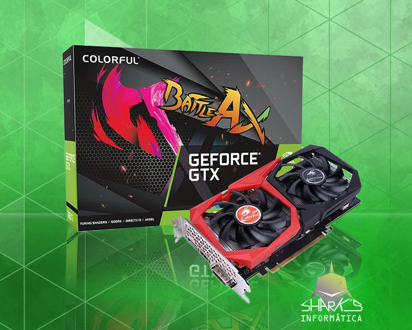 Placa de Vídeo Nvidia Colorful GeForce GTX 1660 Ti NB 6G-V