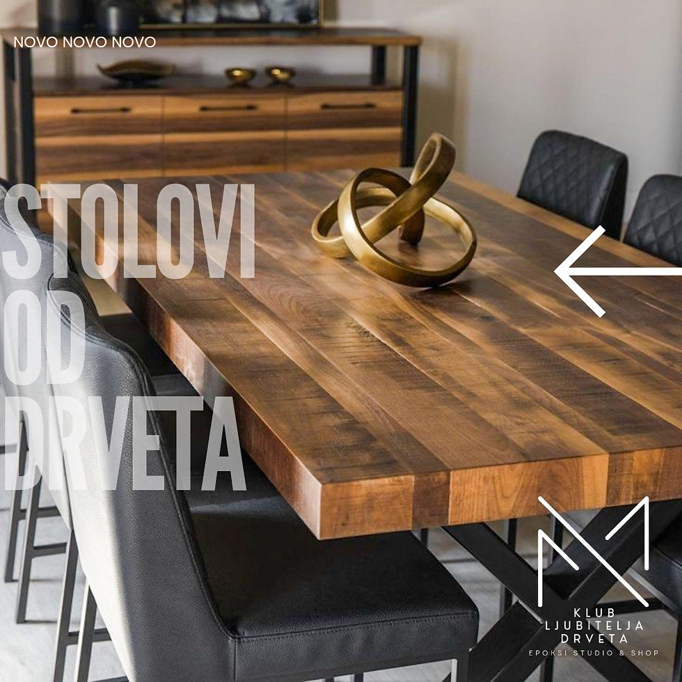 Thumbnail: Ekskluzivan sto od drveta oraha