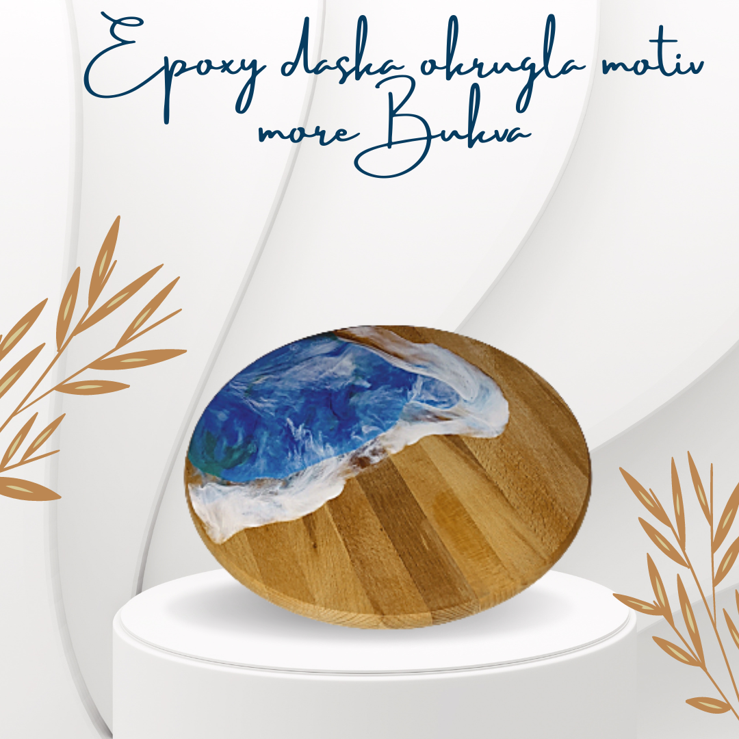 Velika Epoxy daska "motiv more  Bukva*