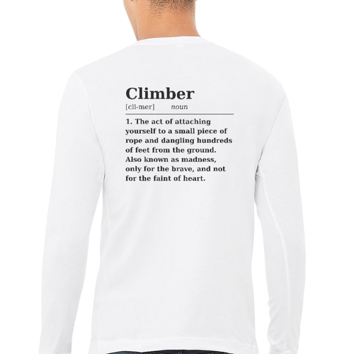 Long Sleeve Climber Definition Light MentalHealthClimbing