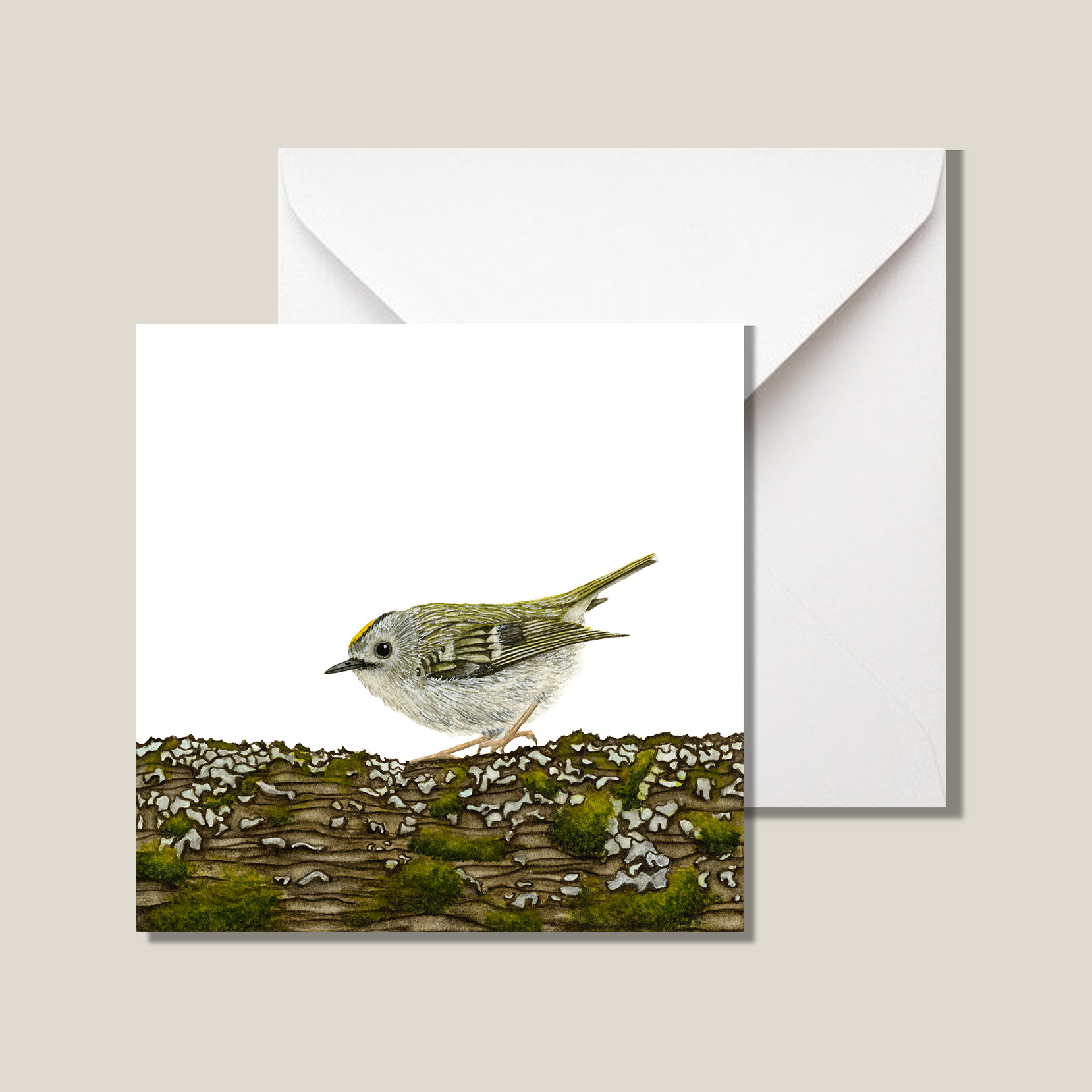 Goldcrest Greeting Card