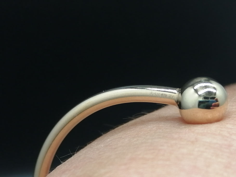 Thumbnail: 9ct Yellow Gold ID Torque Bangle