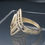 Thumbnail: 14ct Yellow Gold Open Ovals Ring