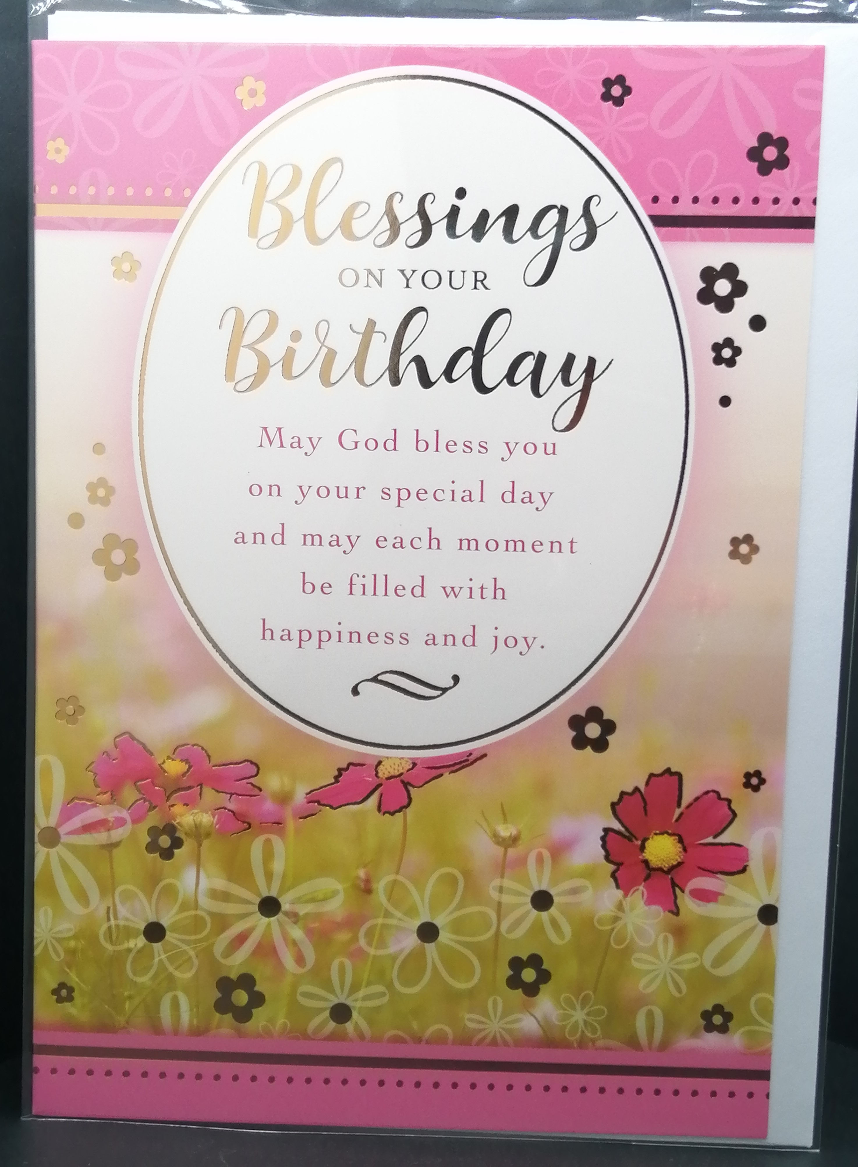 Birthday Blessings/Prayer Card