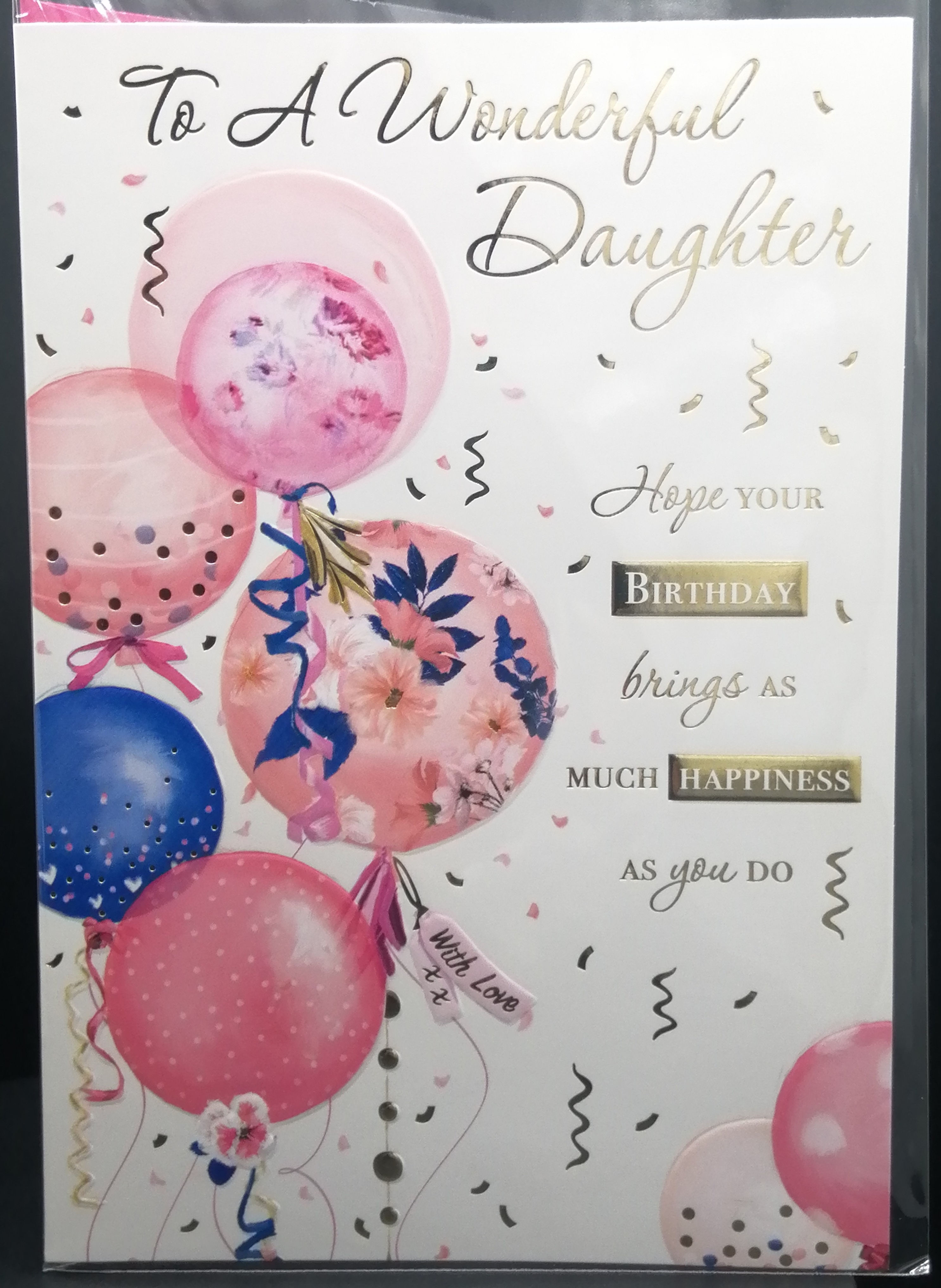 Daughter Birthday Card