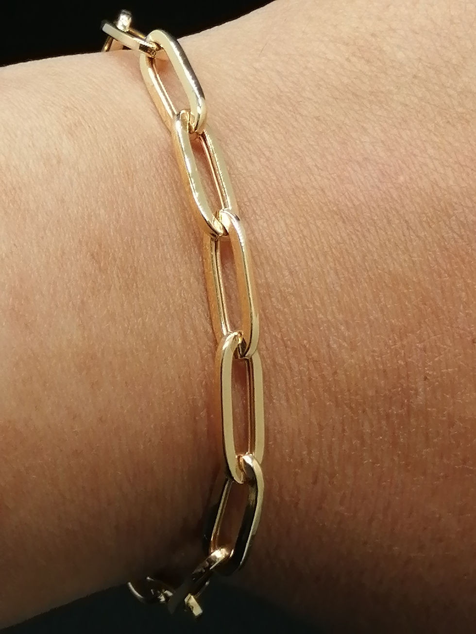 Thumbnail: 9ct Yellow Gold Paperlink Bracelet