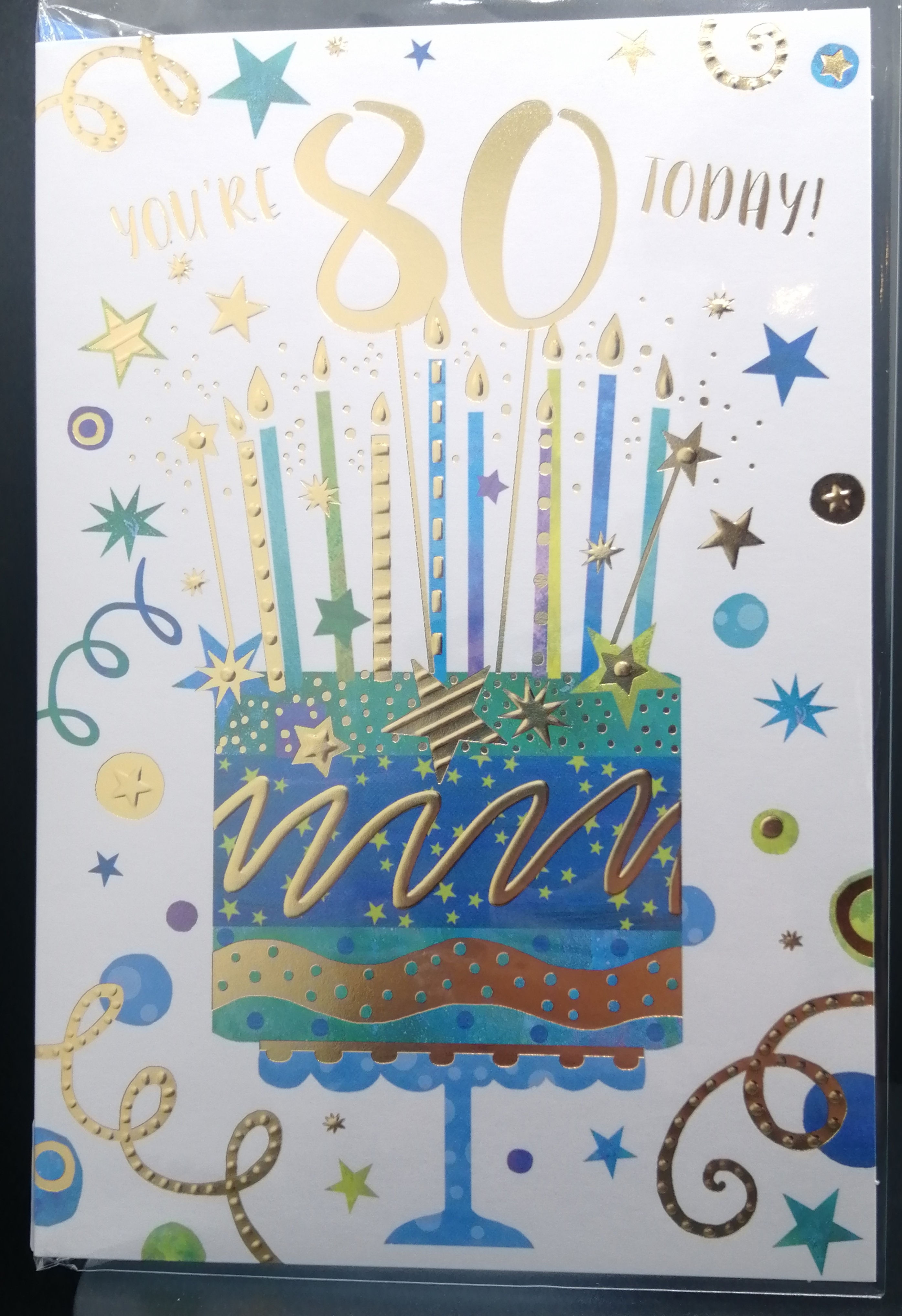 Happy 80th Birthday Card