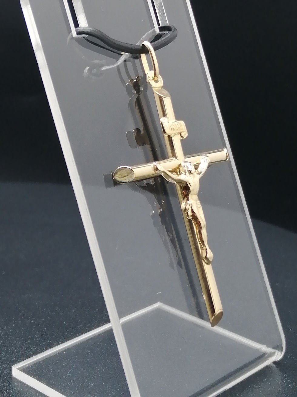 Thumbnail: 9ct Yellow Gold Crucifix Pendant