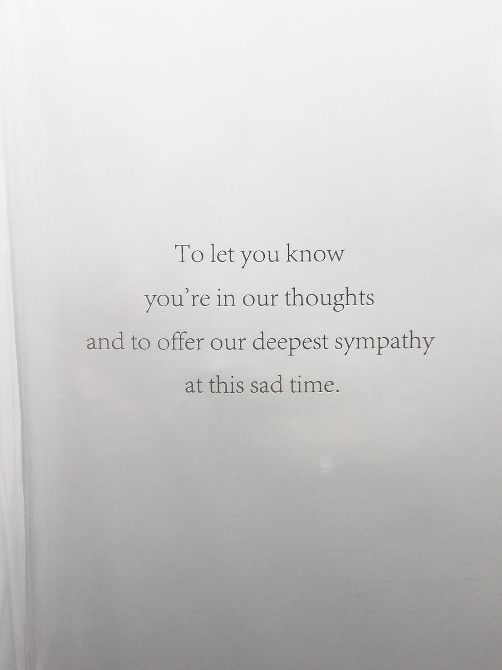 Thumbnail: With Deepest Sympathy Card