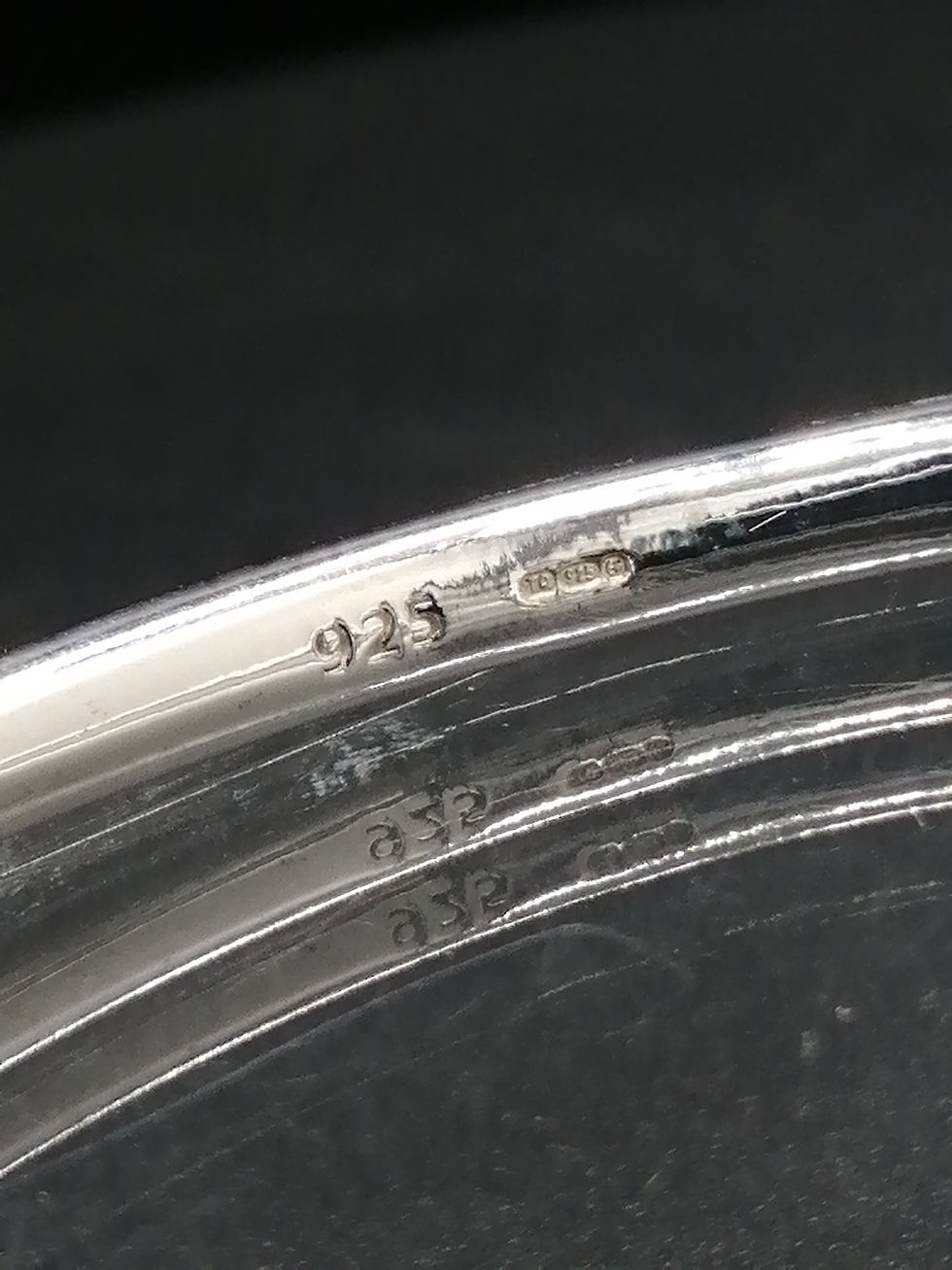 Thumbnail: 925 Silver Plain Tube Torque Bangle