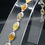Thumbnail: 925 Silver Mixed Amber Wave Droplets Bracelet