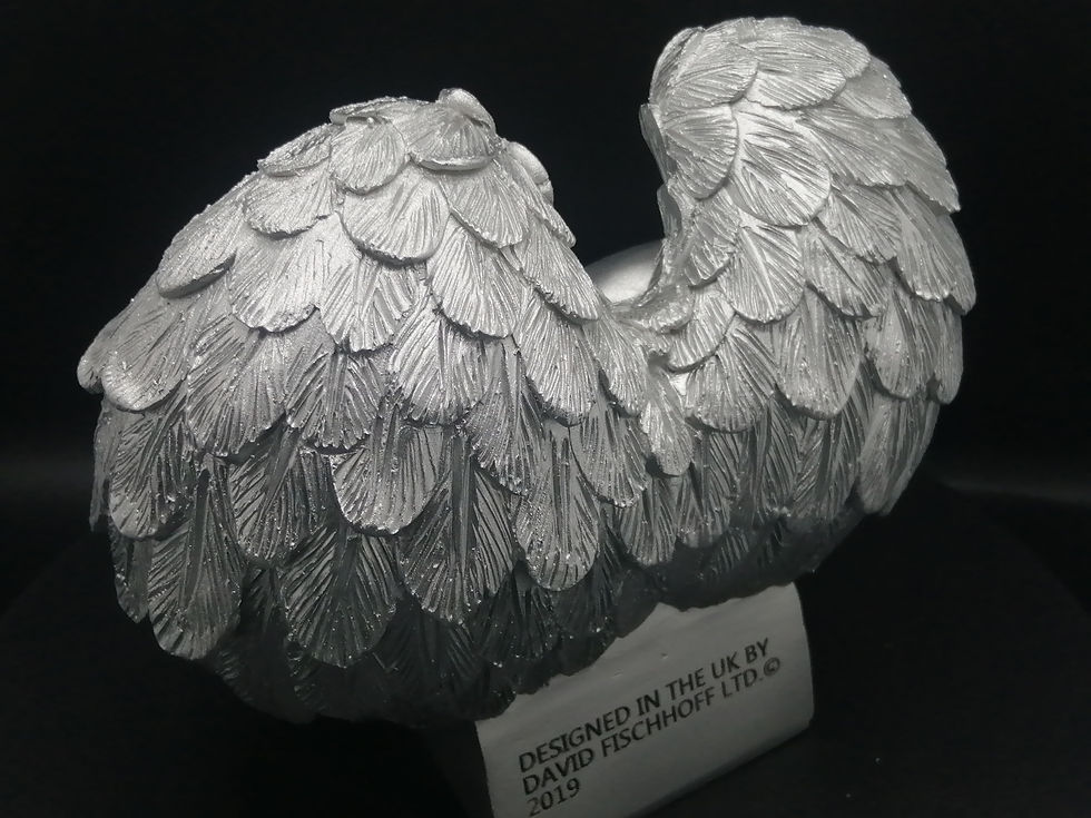 Thumbnail: 'Special Nan' Heart Angel Wings Memorial Ornament