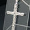 Thumbnail: 925 Silver Square Byzantine Cross Pendant