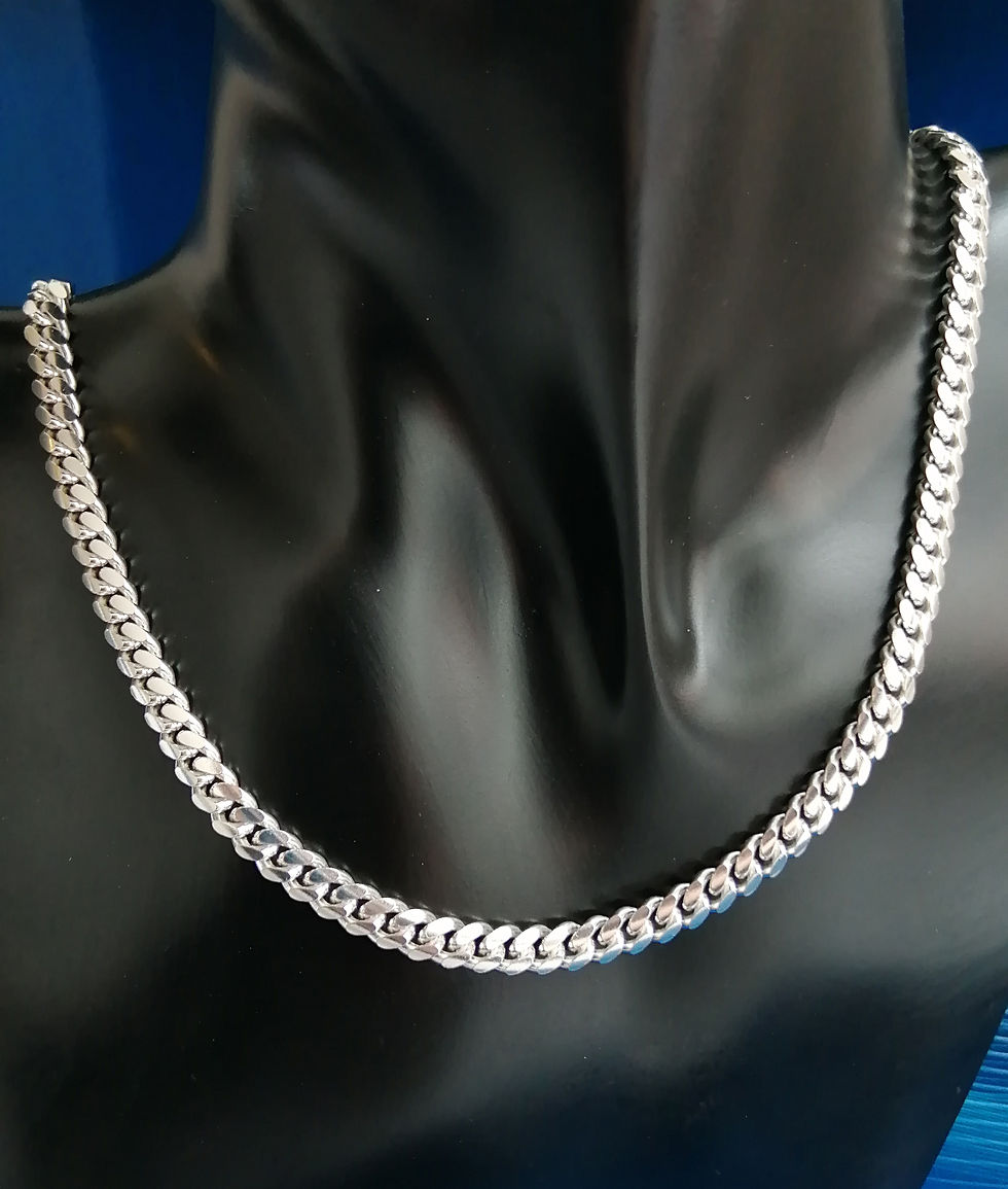 Thumbnail: 925 Silver Round Dense Curb Chain
