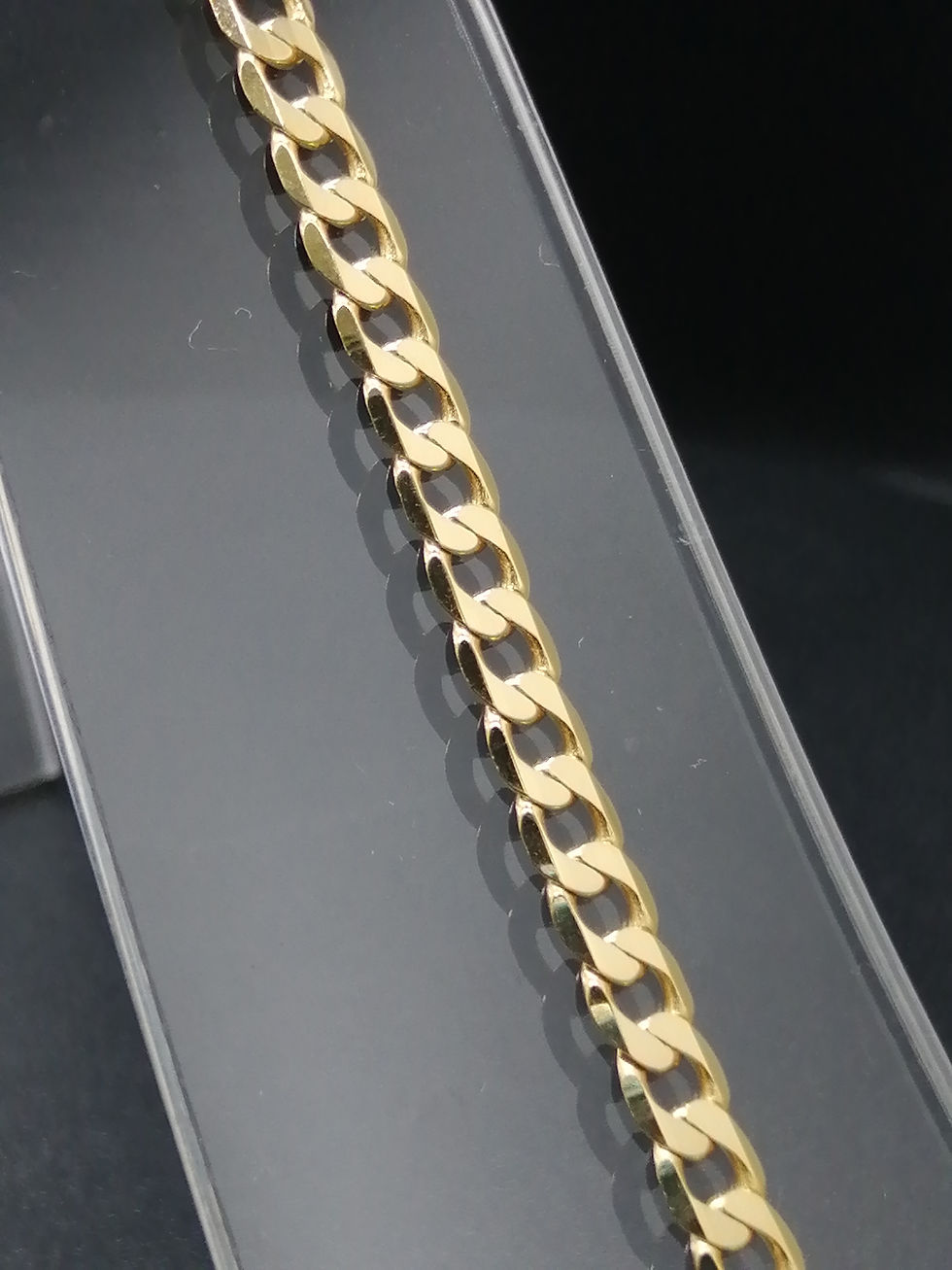 Thumbnail: 9ct Yellow Gold Curb Bracelet