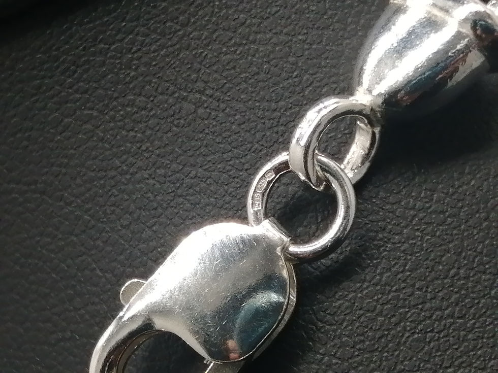 Thumbnail: 925 Silver Oblong Belcher Chain