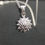 Thumbnail: 925 Silver Diamond Cluster Pendant