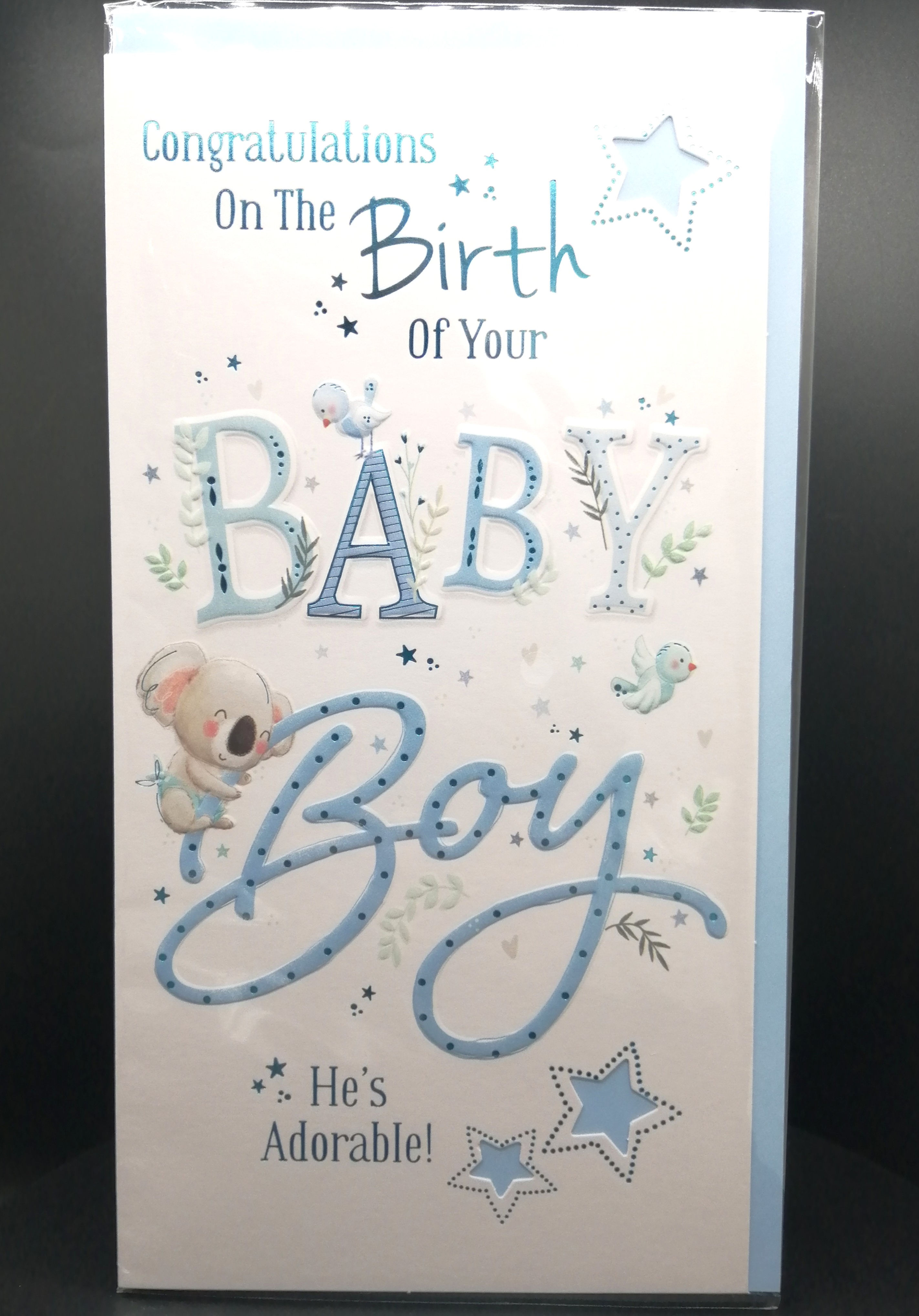 Birth of Your Baby Boy Card