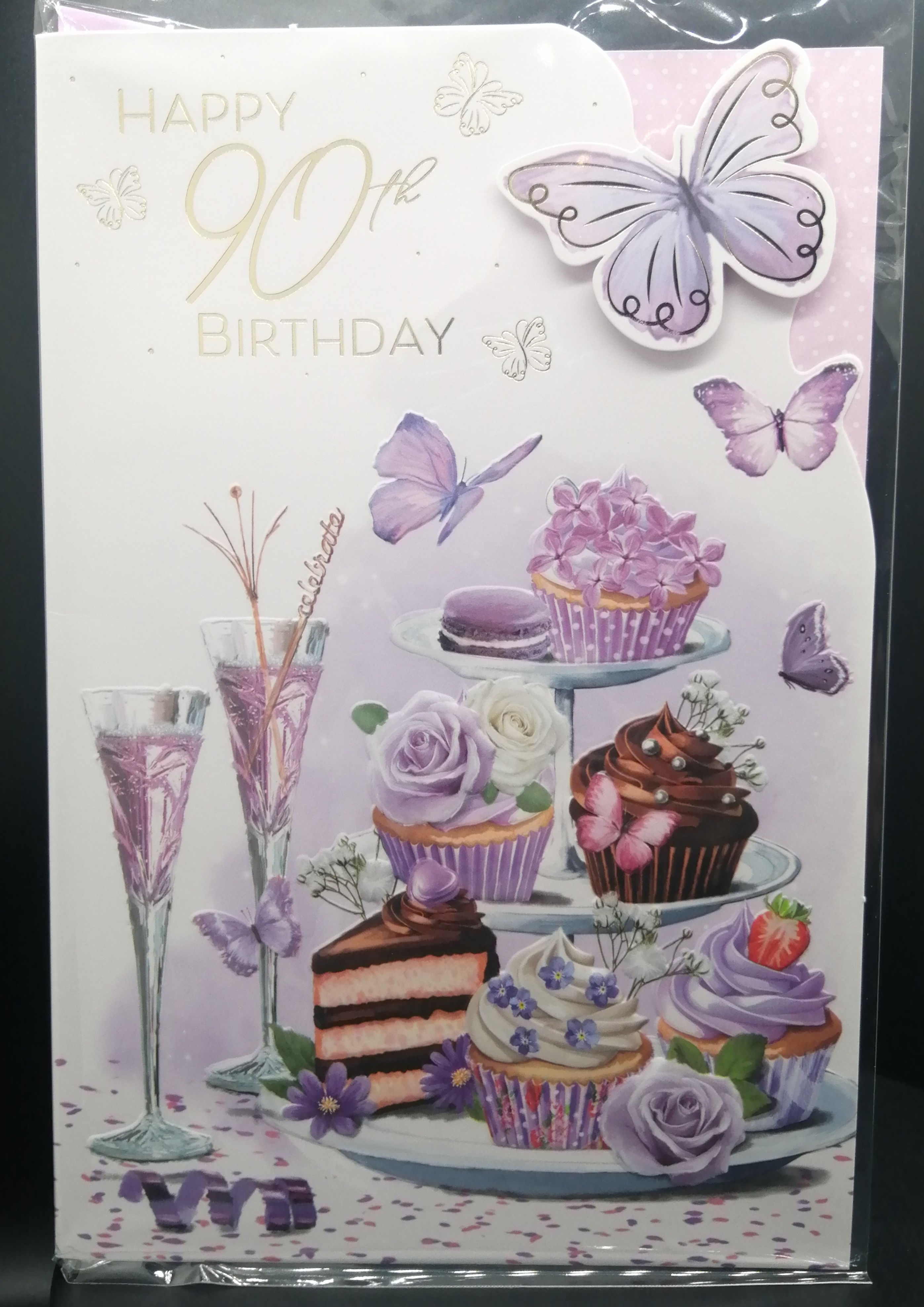 90th Birthday Card
