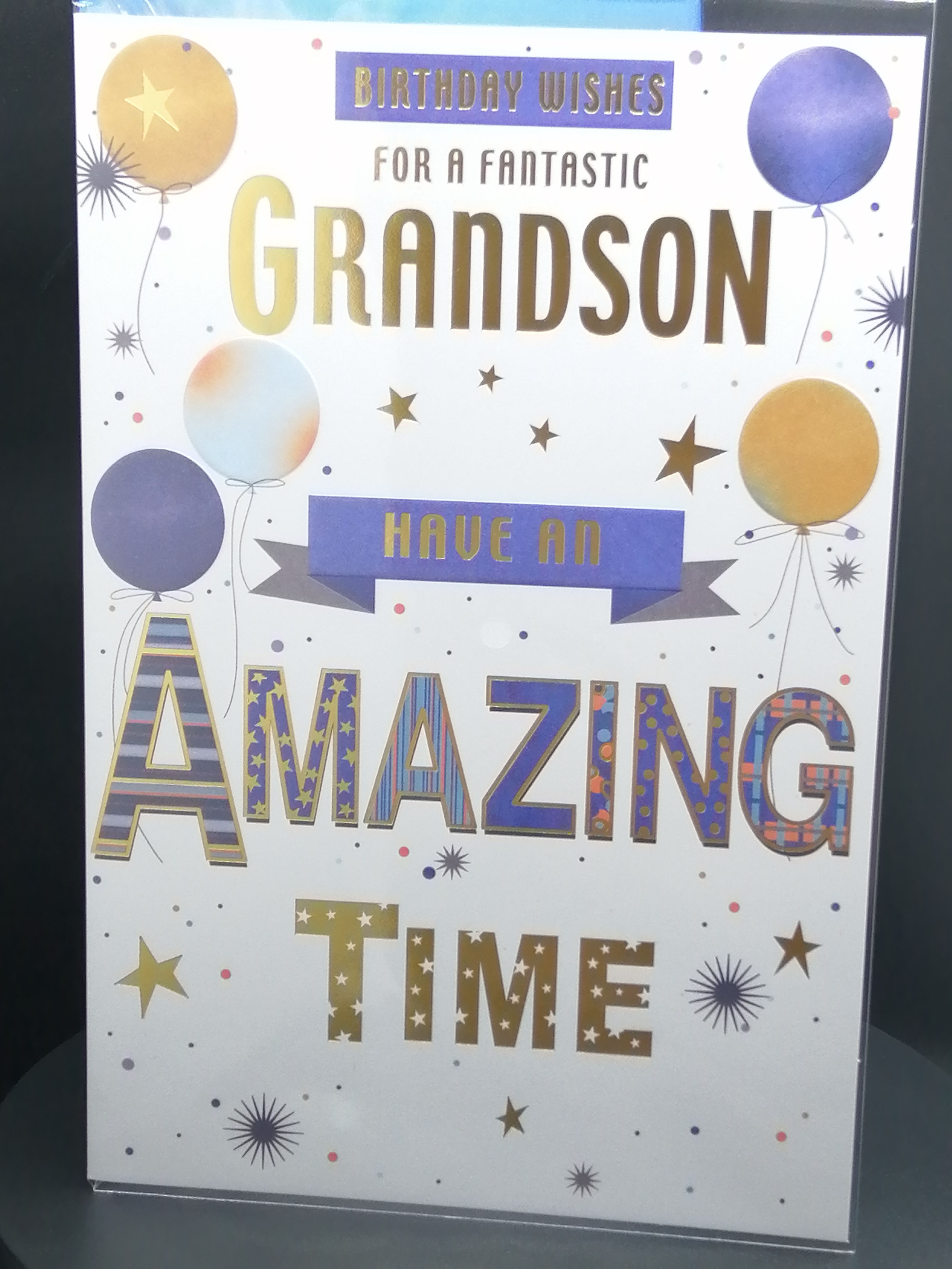 For A Fantastic Grandson Birthday Card