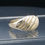 Thumbnail: 9ct Yellow Gold Waves Dome Top Ring