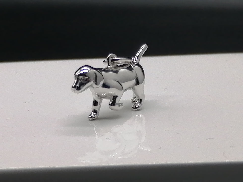 Thumbnail: 925 Silver Dog Charm
