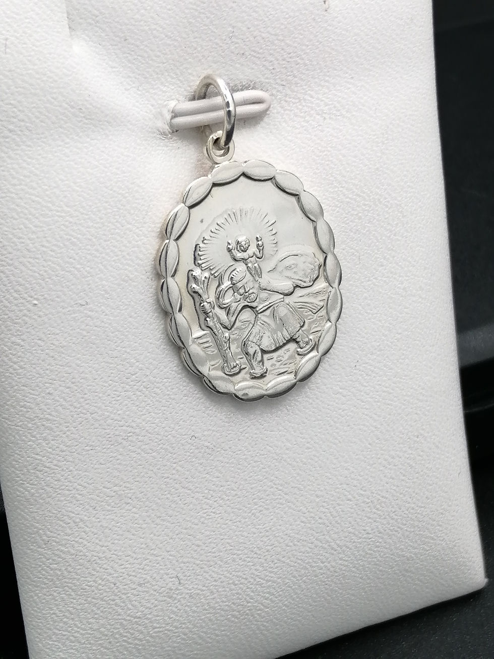 Thumbnail: 925 Silver Oval LSA St Christopher