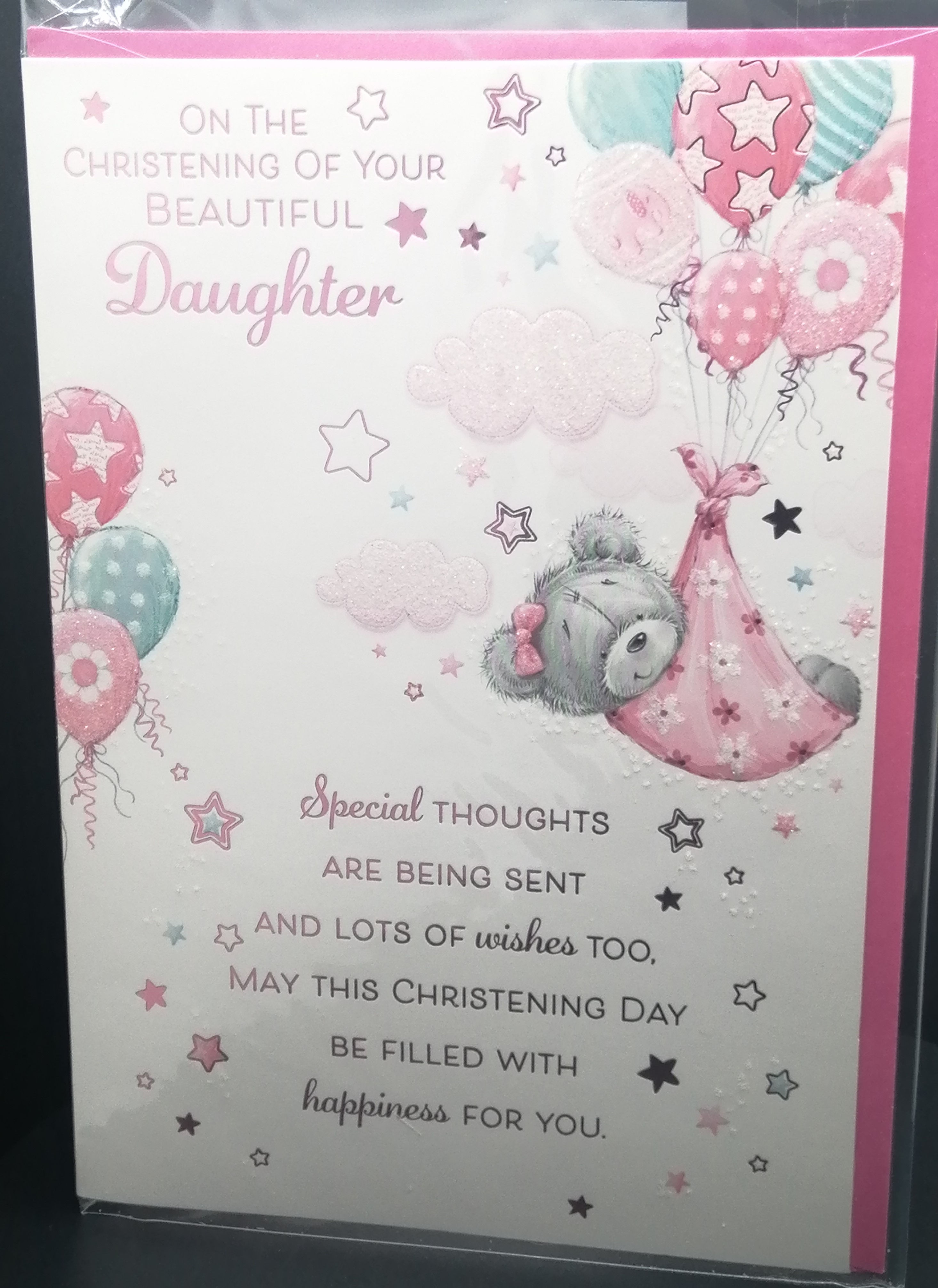 Christening of Your Beautiful Daughter Card