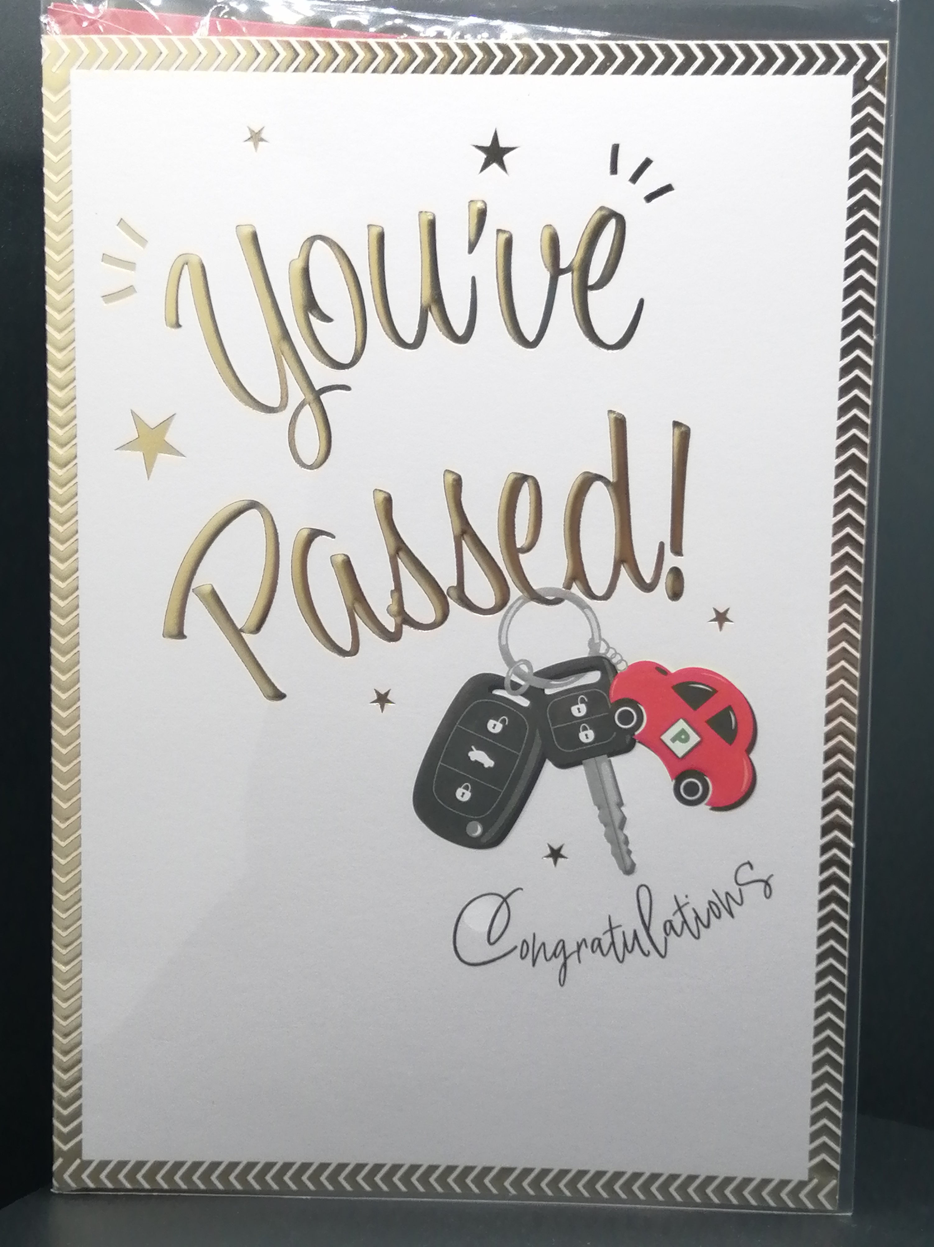 Congratulations - You've Passed Driving Test Card