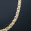 Thumbnail: 9ct Yellow Gold Flat Byzantine Chain