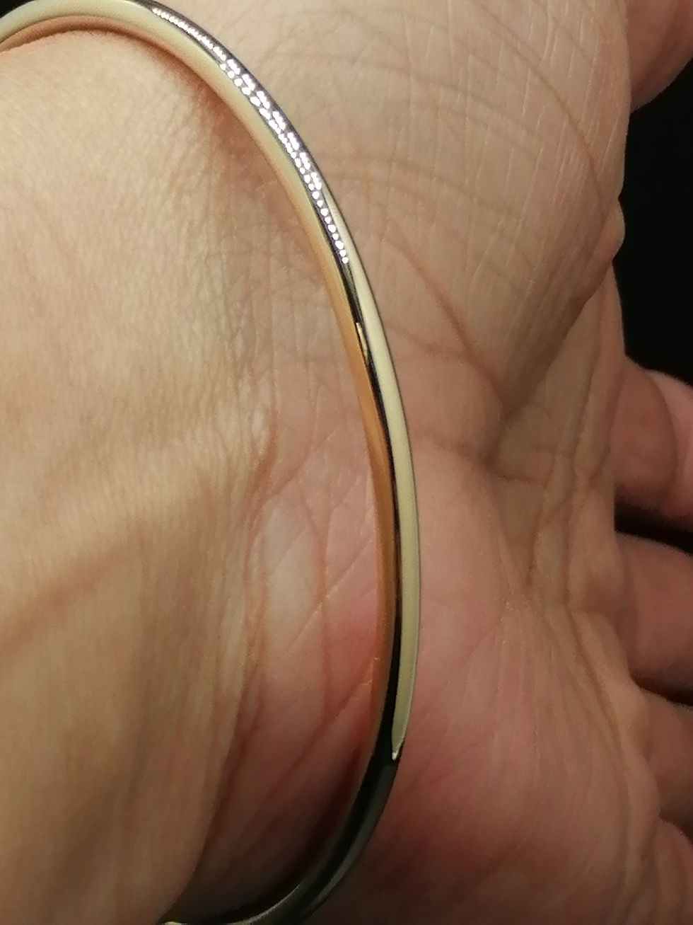 Thumbnail: 9ct Yellow Gold Torque Bangle with Balls