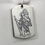 Thumbnail: 925 Silver Dog Tag St Christopher