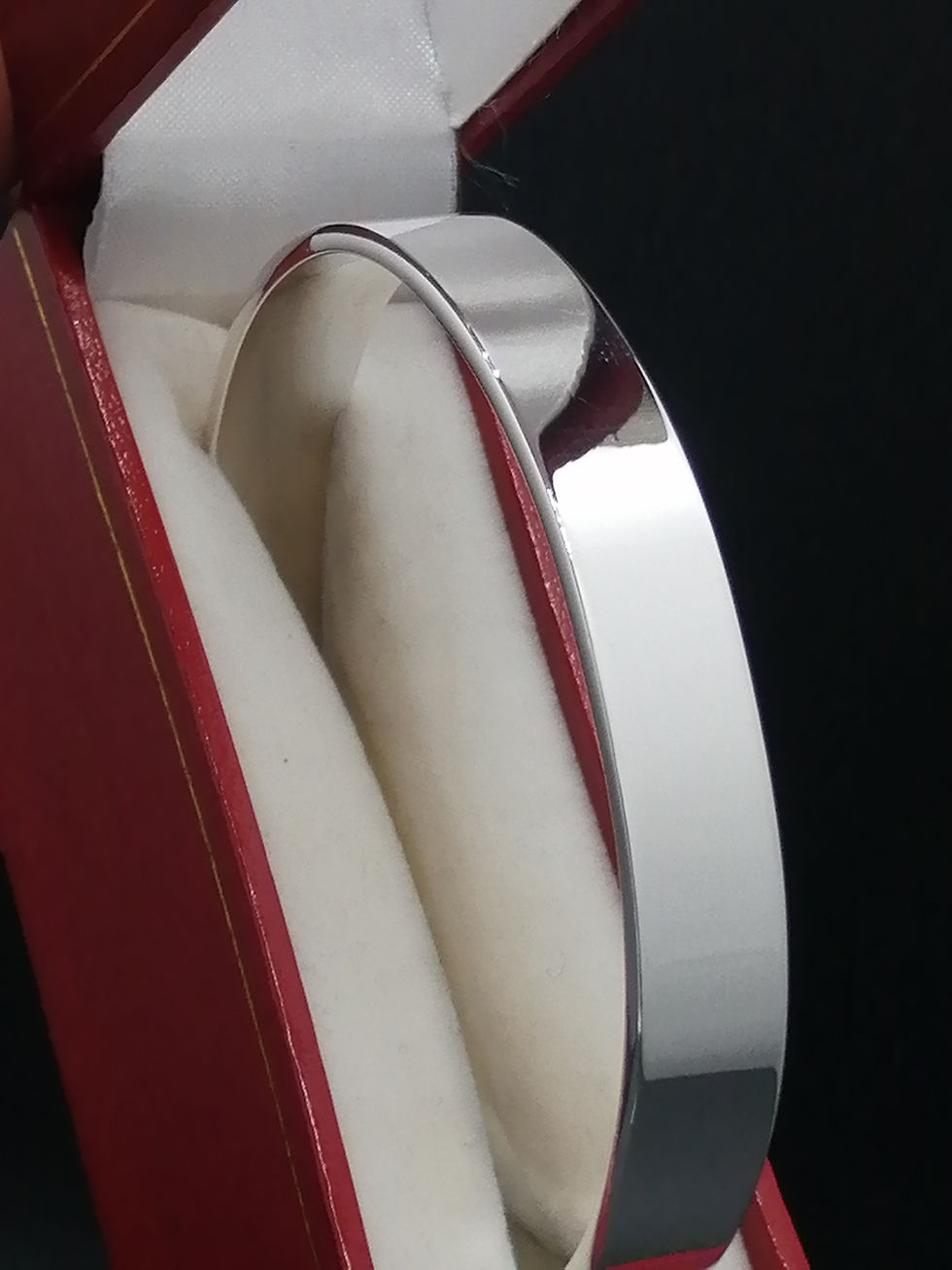 Thumbnail: 925 Silver Flat Torque Bangle