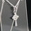 Thumbnail: 925 Silver Mini Celtic Cross Pendant & Chain