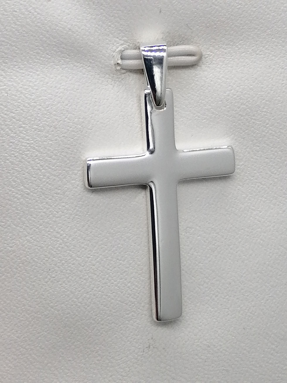 Thumbnail: 925 Silver Plain Cross Pendant