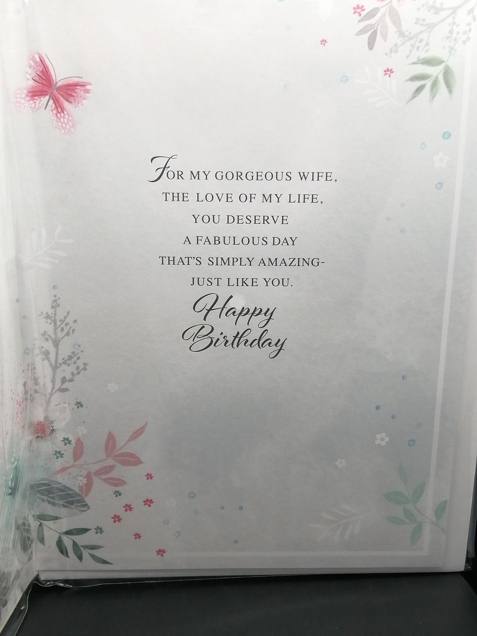 Thumbnail: For My Wife on Your Birthday Card