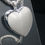 Thumbnail: 925 Silver Heart CZ Wave Locket Pendant