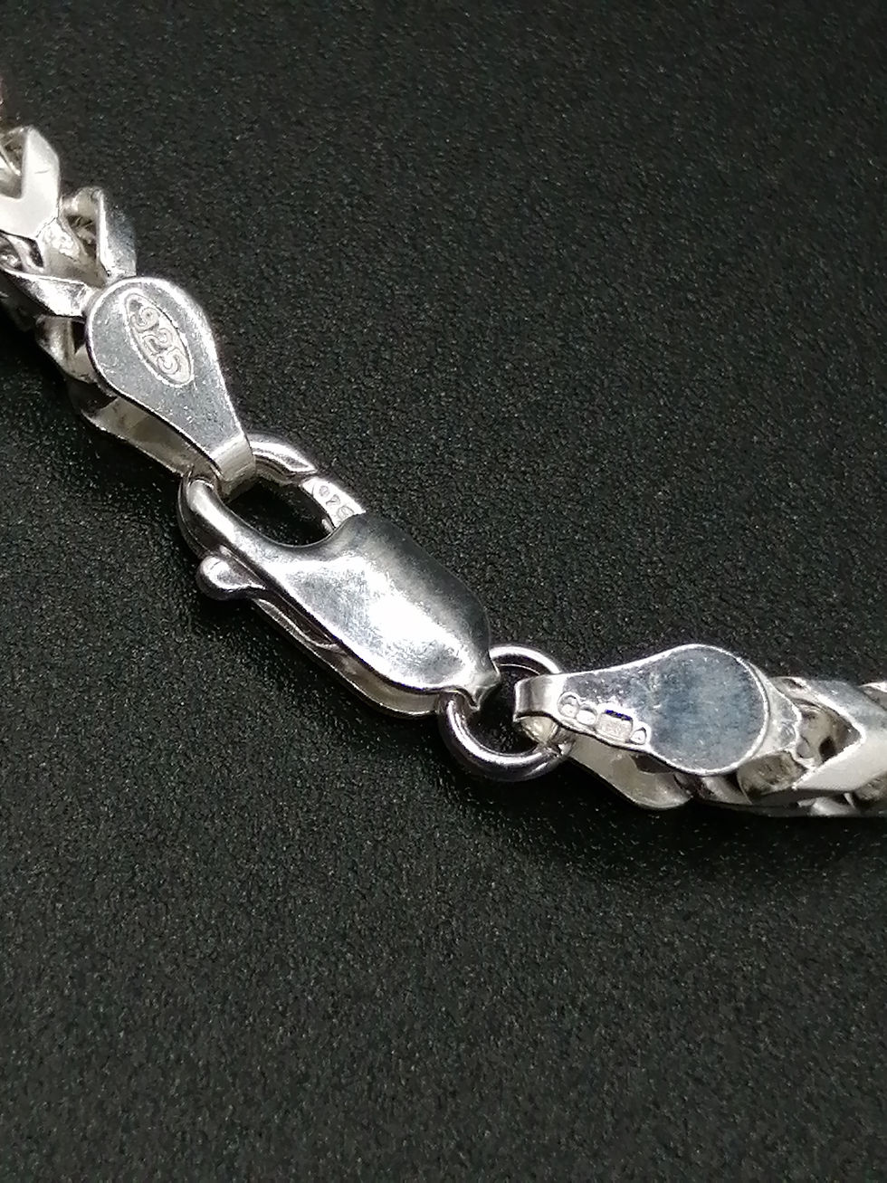 Thumbnail: 925 Silver Polished Franco Chain - 4.3mm