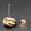 Thumbnail: 9ct Yellow Gold Open Knot Stud Earrings