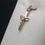 Thumbnail: 9ct Gold Crucifix with White Rhodium Jesus