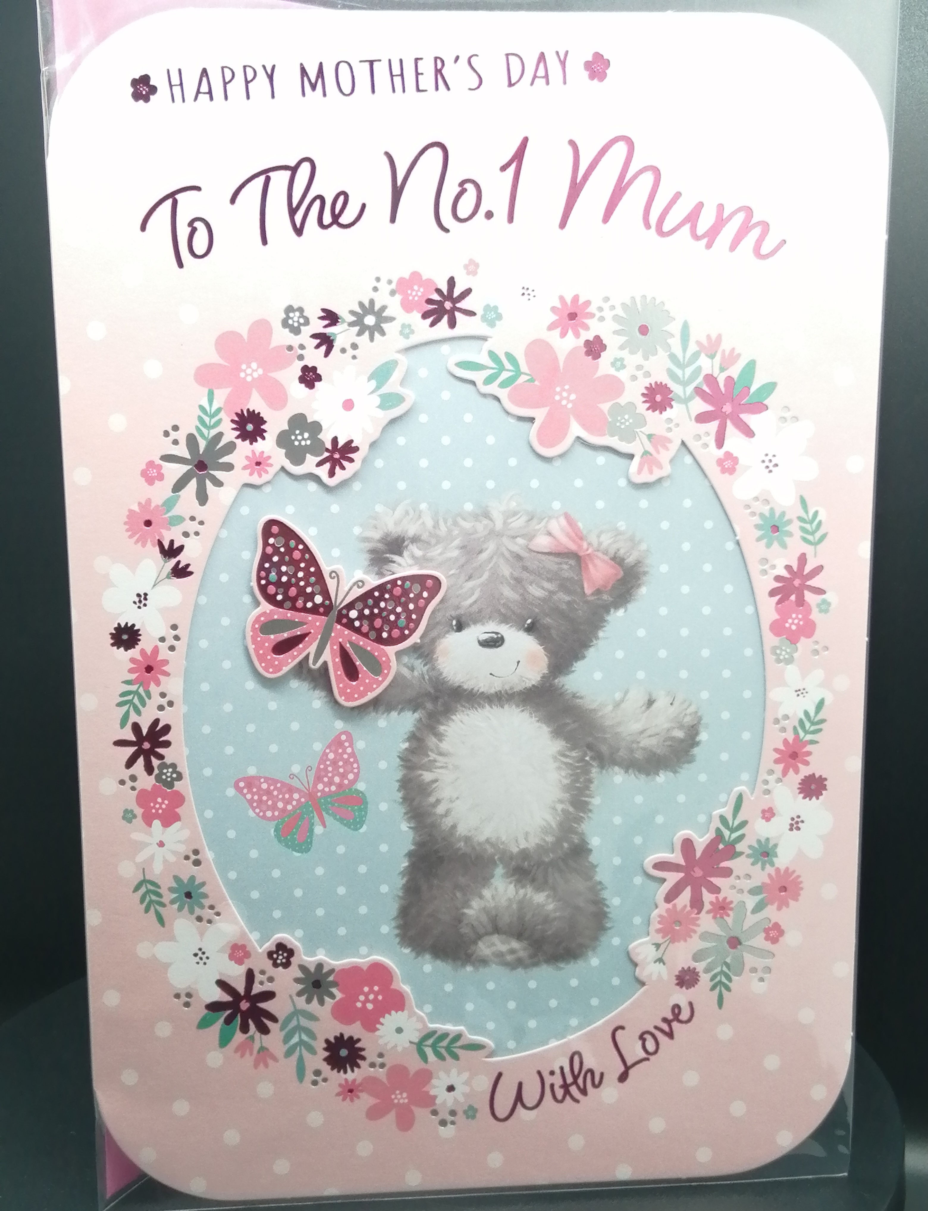 The No.1 Mum on Mother's Day Card