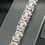 Thumbnail: 9ct White Gold Flat Byzantine Bracelet