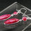 Thumbnail: 925 Silver Ruby Quartz Marquise Drop Earrings