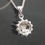 Thumbnail: 925 Silver Diamond Cluster Pendant