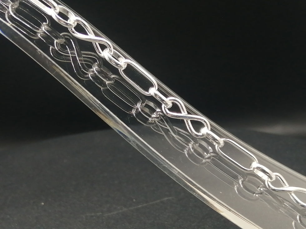 Thumbnail: 925 Silver Infinity Ovals Bracelet