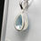Thumbnail: 925 Silver Blue Topaz Teardrop Pendant