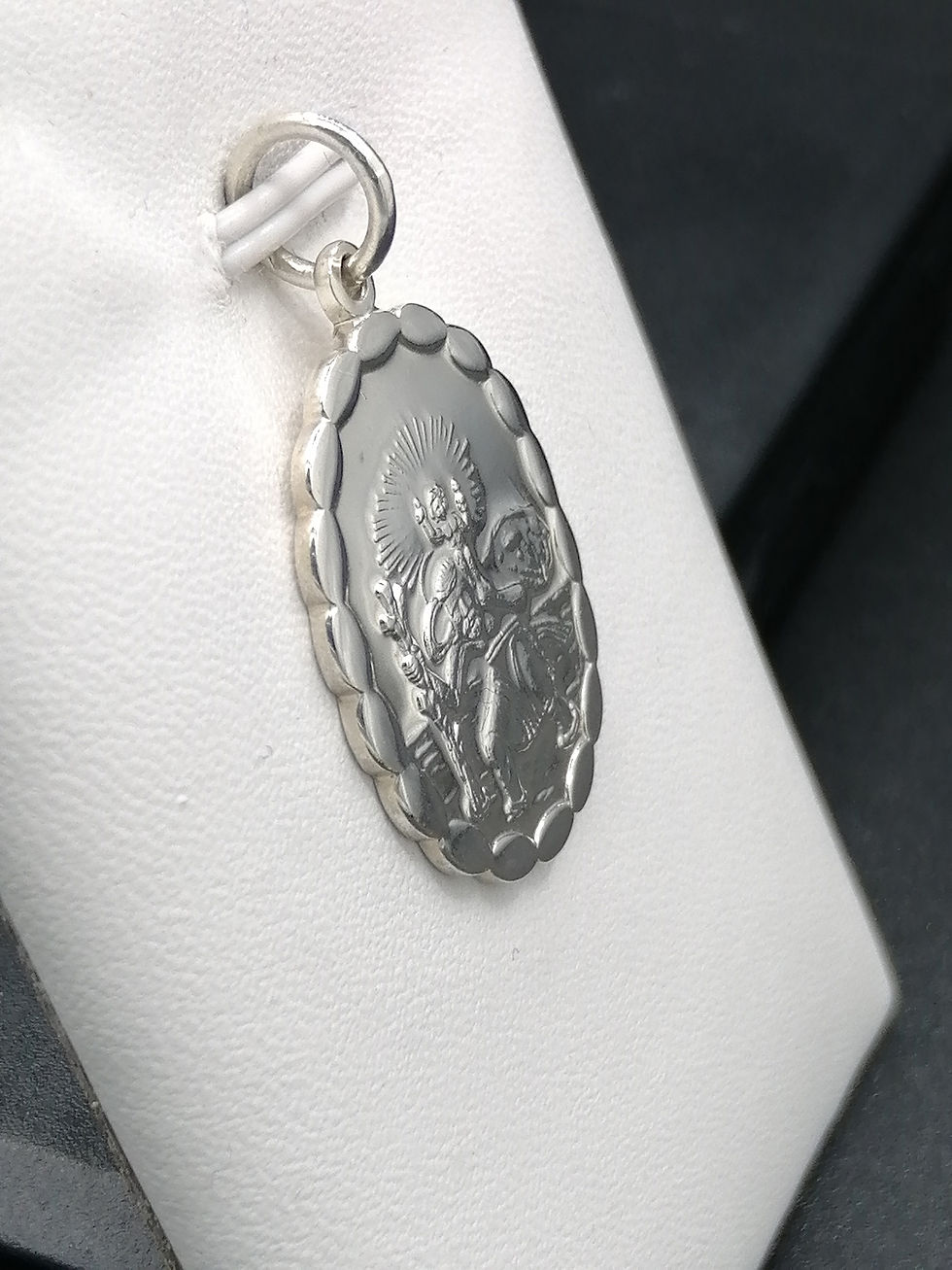 Thumbnail: 925 Silver Oval LSA St Christopher