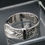 Thumbnail: 925 Silver Patterned Buckle Ring