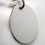 Thumbnail: 925 Silver Oval Tag Pendant